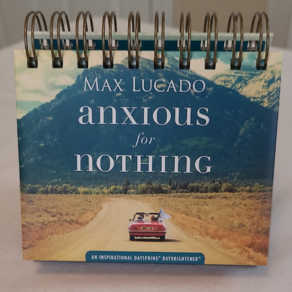 Max Lucado Anxious for Nothing DayBrightener Calendar